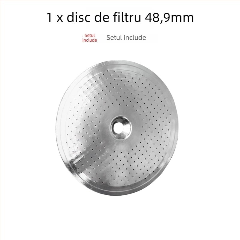 Filtru din oțel inoxidabil pentru aparat de cafea, margine circulară (Material: oțel inoxidabil; Cod produs: Y258092; Brand: Other; Importat: Nu; Stil: Simplu)