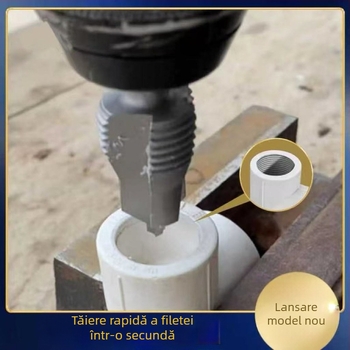 Sound burghiu pentru țevi PPR cu știft hexagonal – deschidere, reaming și filetare