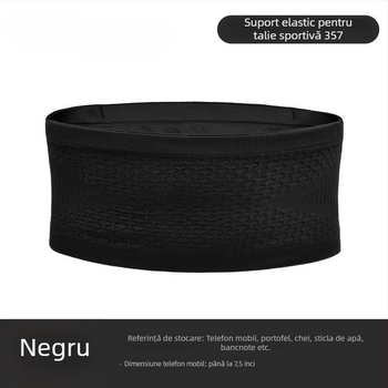 Geantă de talie pentru alergare – ultraușoară, respirabilă, extensibilă, poliester, unisex