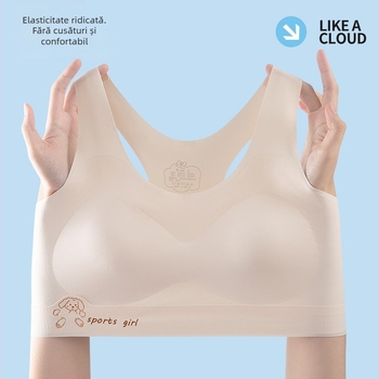 Sutien sport pentru fete adolescente, nailon cu 95% spandex, nivel de siguranță B, pentru copii peste 8 ani (peste 140 cm), lansare toamnă 2025