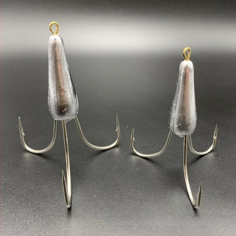 Cârlig de pescuit cu ghimpi, formă de picătură de apă, Nr. 16, pentru pescuit în râu