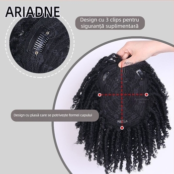 Perucă cosplay pentru bărbați cu dreadlockuri, fibre rezistente la temperatură, menținerea formei