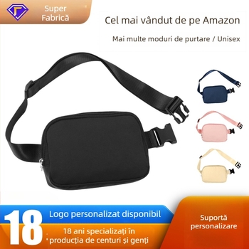 Borsetă sport de talie - material Oxford, impermeabilă, respirabilă, ultraușoară, anti-furt