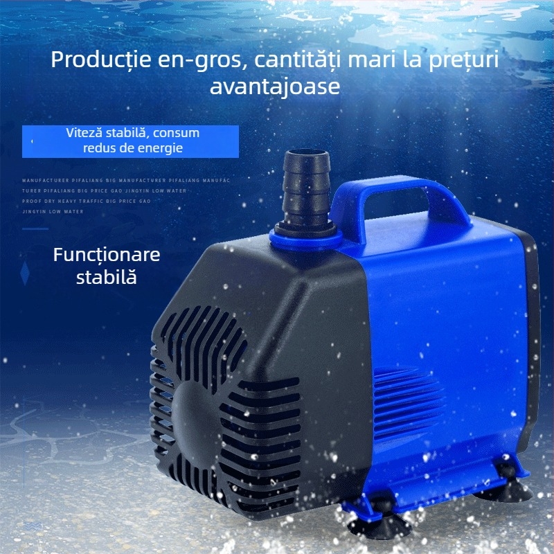 Pompa submersibilă pentru acvariu | orizontală, cu treaptă unică, pentru pomparea apei și oxigenare | Brand Chuangrui, greutate 20 kg