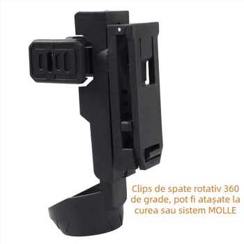 Geantă tactică de talie din nylon – fără căptușeală, potrivită pentru ciclism, alpinism, drumeții și activități tactice