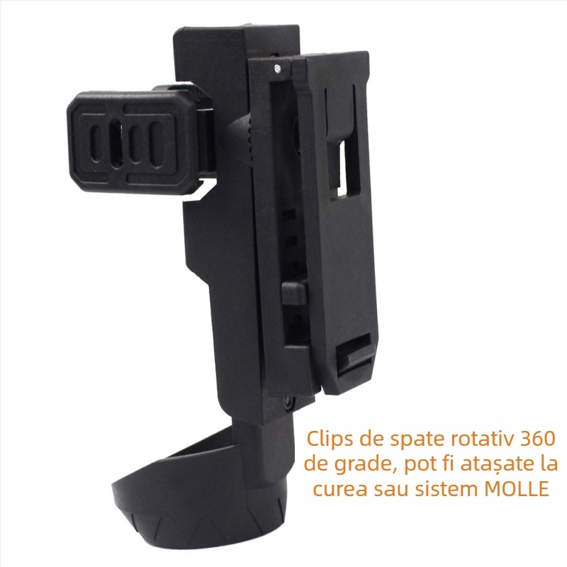 Geantă tactică de talie din nylon – fără căptușeală, potrivită pentru ciclism, alpinism, drumeții și activități tactice