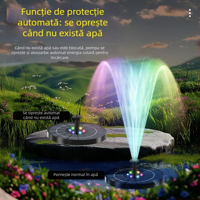 Fântână din rășină pentru artizanat cu pulverizare în model