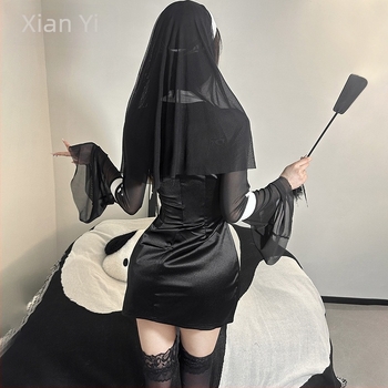Rochie cosplay vampir gotic pentru femei, poliester, 18-24 ani, primăvara 2025, pentru roluri în jocuri/animație