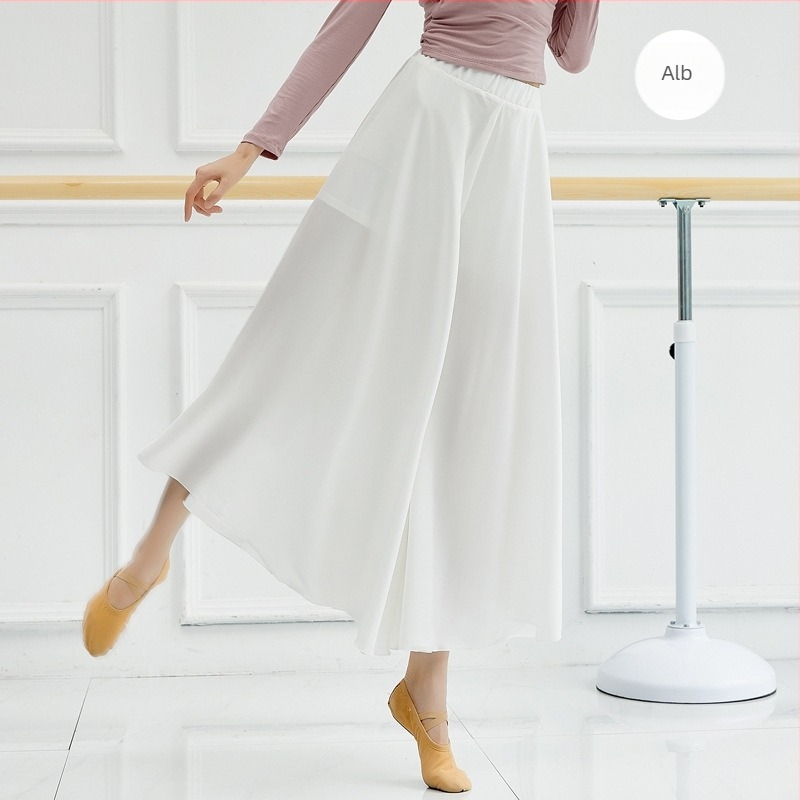 Culotte moderne de dans din satin, cu croi larg, pentru reprezentații pe scenă, pentru femei
