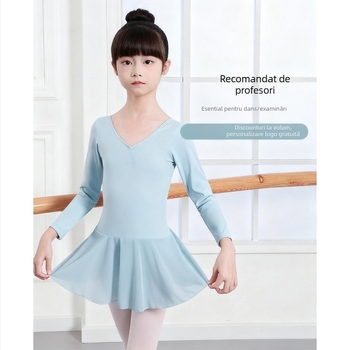 Rochie de balet pentru copii, țesătură nylon 75%, stil prințesă, pentru 3–8 ani, primăvara 2025