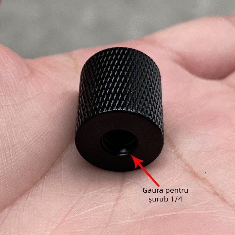 Suport pentru telefon cu cap de bilă de 17 mm și montaj de 1/4-inch pentru gimbal — adaptor universal pentru roți