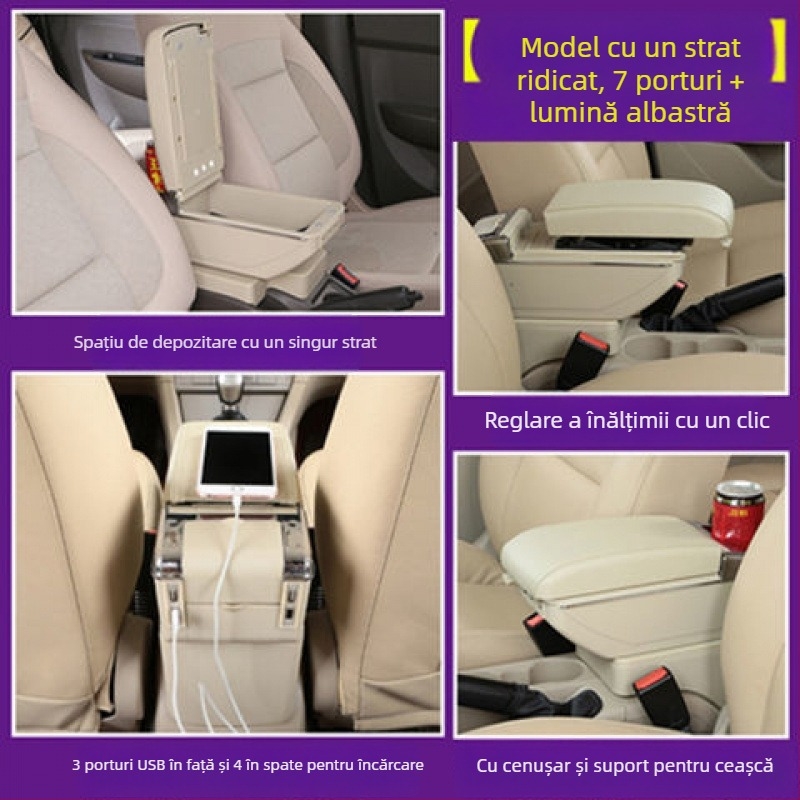 Cutie pentru cotiera Chevrolet Sail – Brand Che yijie, compatibilă cu Sail
