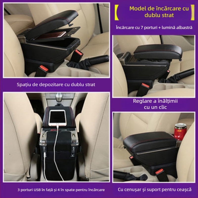 Cutie pentru cotiera Chevrolet Sail – Brand Che yijie, compatibilă cu Sail