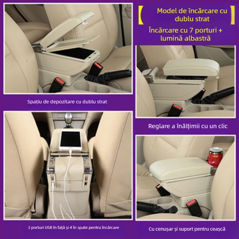 Cutie pentru cotiera Chevrolet Sail – Brand Che yijie, compatibilă cu Sail
