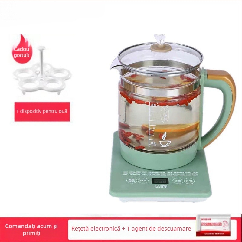 Ceainic electric mini pentru birou (umplere prin sifon, design împărțit, drenaj montat pe perete, PVC corp, certificat CE)