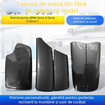 Kinracdine Capac din plastic pentru cotieră BMW – Compatibil cu Seria 3, Seria 5, Seria 7 și X1, X3, X5 – Capac decorativ pentru cutia centrală de depozitare