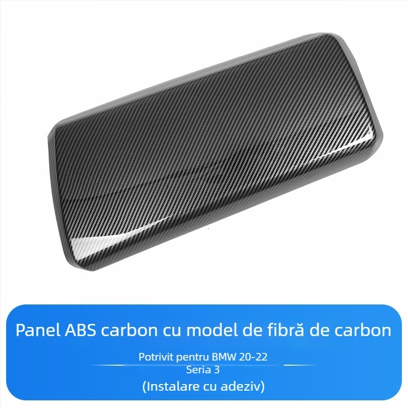 Kinracdine Capac din plastic pentru cotieră BMW – Compatibil cu Seria 3, Seria 5, Seria 7 și X1, X3, X5 – Capac decorativ pentru cutia centrală de depozitare