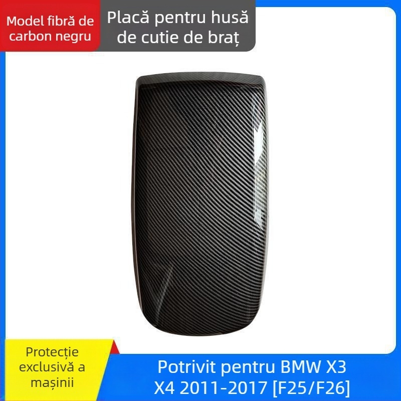 Kinracdine Capac din plastic pentru cotieră BMW – Compatibil cu Seria 3, Seria 5, Seria 7 și X1, X3, X5 – Capac decorativ pentru cutia centrală de depozitare