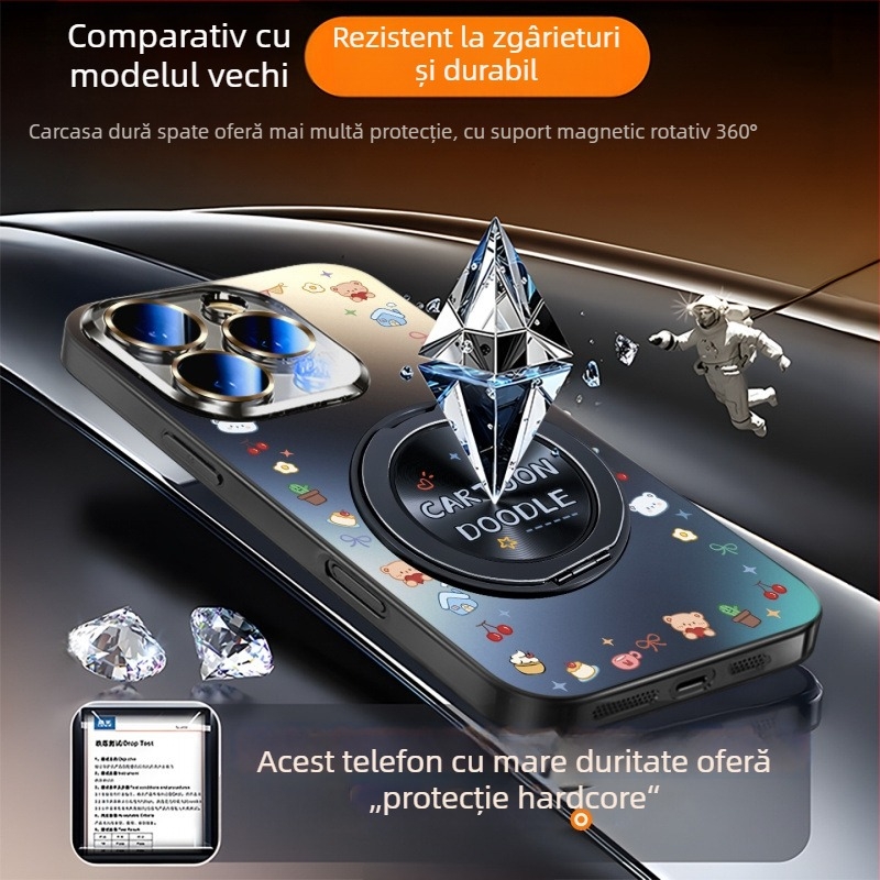 Orangeshine Carcasă protectoare, finisaj mat din silicon și sticlă acrilică, antiderapant și rezistentă la șocuri