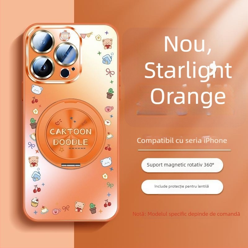 Orangeshine Carcasă protectoare, finisaj mat din silicon și sticlă acrilică, antiderapant și rezistentă la șocuri