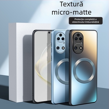Husă pentru Huawei P50 – finisaj mat, material PC, MagSafe magnet, anti-cadere