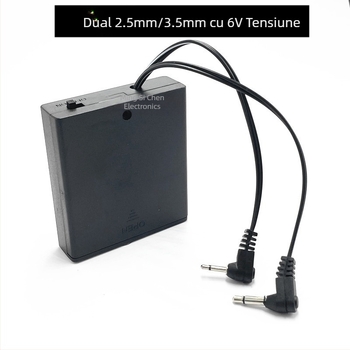 Sursă de alimentare de urgență pentru încuietoare digitală de 6V, cutie externă de baterii pentru seif, conectori 3,5 mm, opțiuni: o conexiune, două conexiuni, 5 în 1