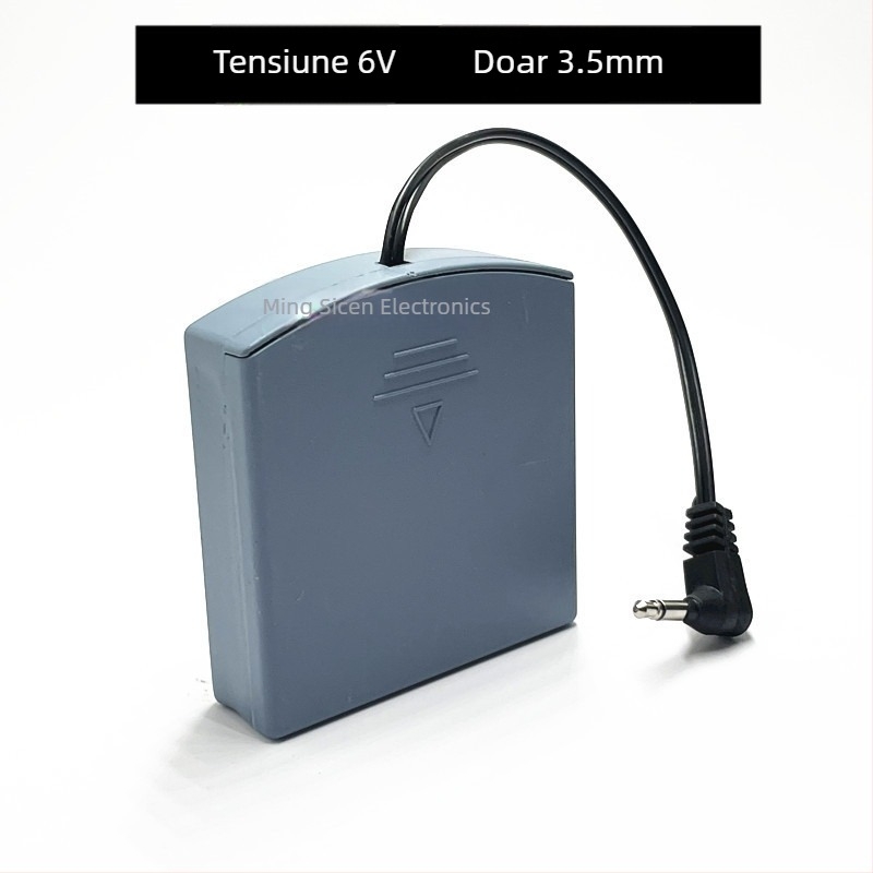 Sursă de alimentare de urgență pentru încuietoare digitală de 6V, cutie externă de baterii pentru seif, conectori 3,5 mm, opțiuni: o conexiune, două conexiuni, 5 în 1