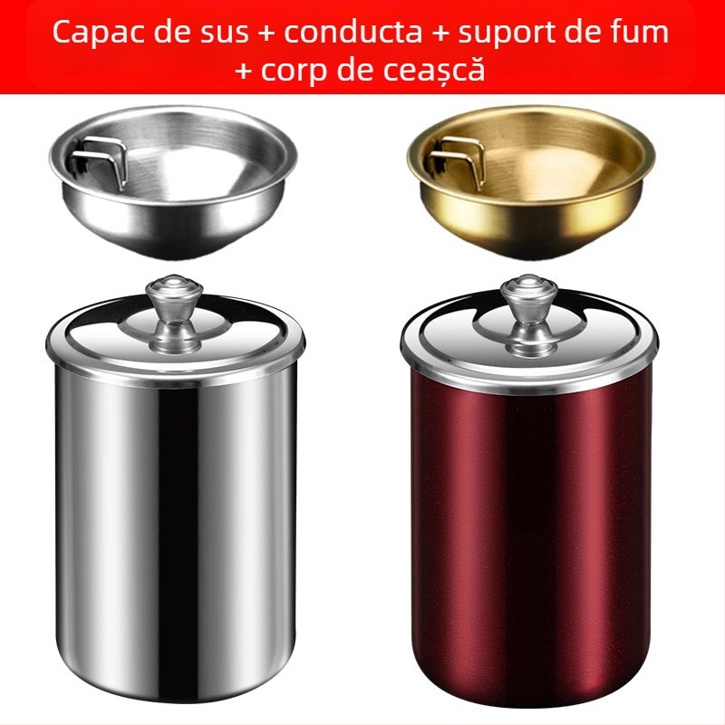 Cenușar cu capac - Model 985, Gravură, Brand Carry with you