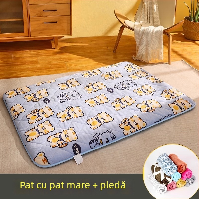 Pat pentru câini, toate sezoanele – cuib pentru animale din pânză, Nine Pets Pet Supplies