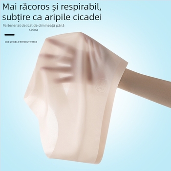 Chiloți femei fără cusături din nailon, talie medie, antibacteriale, respirabile, uscare rapidă