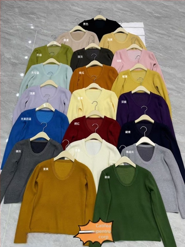 Pulover cu glugă și guler polo, grosime normală, 95% poliester, iarna 2025