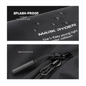 Geantă crossbody pentru bărbați, stil urban minimalist, material Oxford, căptușeală din poliester, Marco Leiden