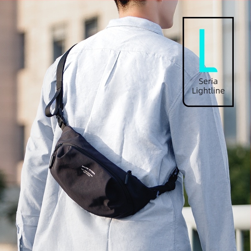 Geantă crossbody pentru bărbați, stil urban minimalist, material Oxford, căptușeală din poliester, Marco Leiden