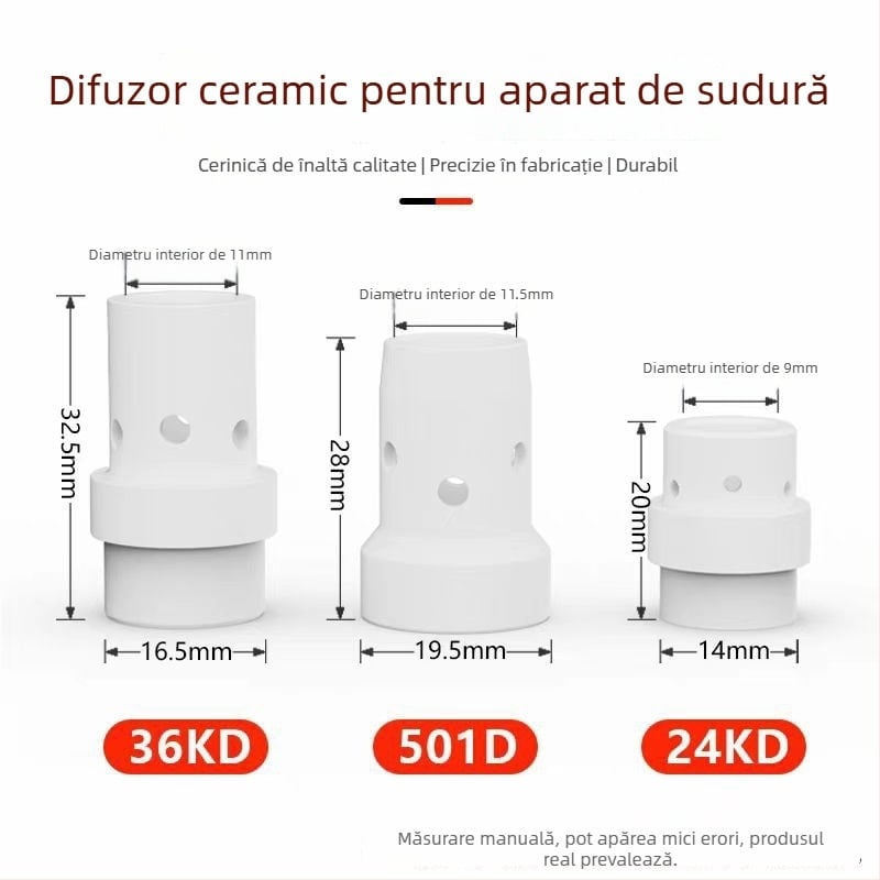 Mai Sheng pistol MIG cu protecție prin gaz, șunt ceramic cu plasă 350A/500A