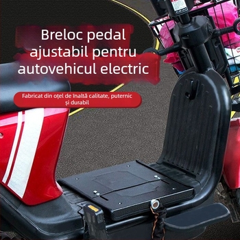 Keyma 508-18 Lacăt capac baterie pentru vehicul electric, plăcuță din aliaj de cupru-otel cu finisaj vopsit, protecție baterie EV, greutate 500 g, stil modern minimalist