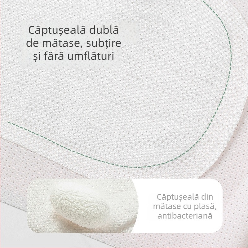 Sutien-vest pentru fete, 9–13 ani, material nailon, cupă ultra-subțire modelată cu bumbac, căptușeală din spandex 30–50%, bretele cu șnur