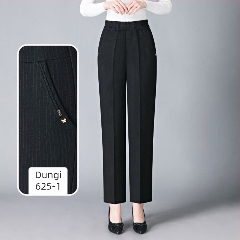 Pantaloni drepți din lână, Shanlidi, stil Diamond, Royal Sister (Pantaloni casual; Material: lână; Stil: Diamond, Royal Sister; Tip: Pantaloni drepți; Grosime: Normal)