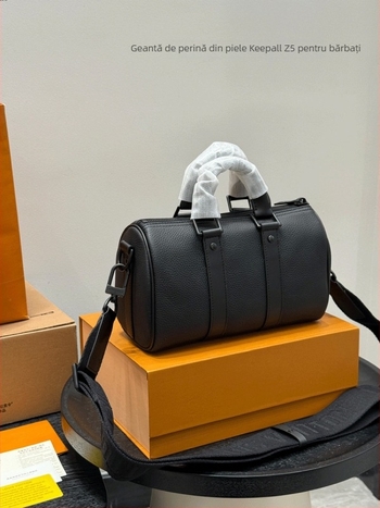 Geantă crossbody pentru bărbați (din piele naturală; căptușeală din pânză; respirabilă; capacitate extensibilă; reduce povara)