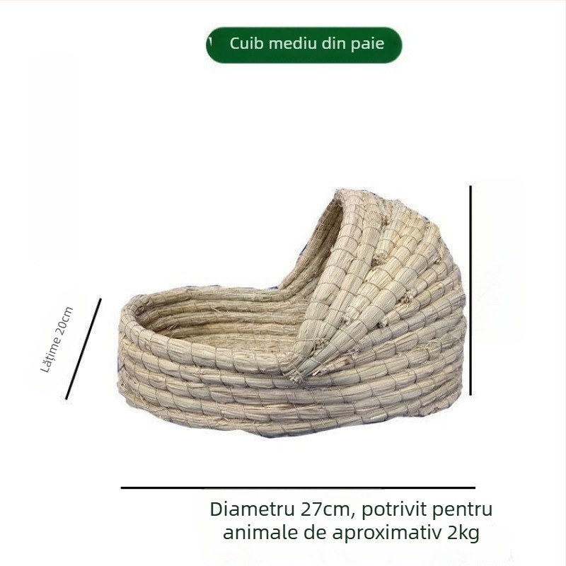 Powerful Merchant Cuib țesut pentru animale de companie – adăpost cald de iarnă