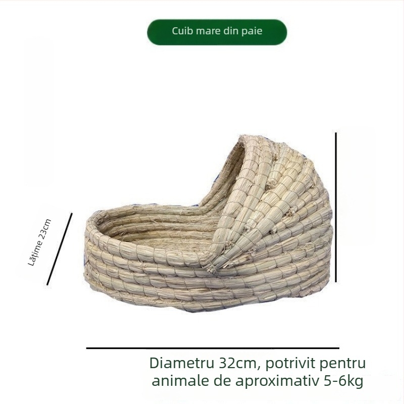 Powerful Merchant Cuib țesut pentru animale de companie – adăpost cald de iarnă