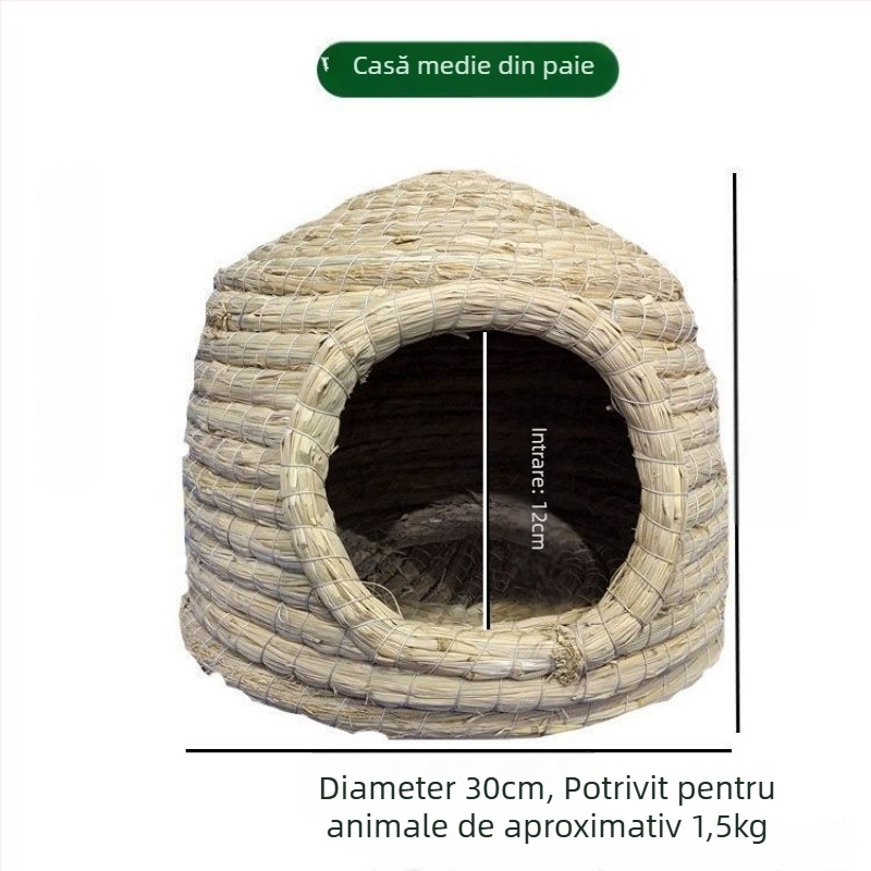 Powerful Merchant Cuib țesut pentru animale de companie – adăpost cald de iarnă