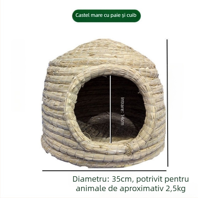 Powerful Merchant Cuib țesut pentru animale de companie – adăpost cald de iarnă