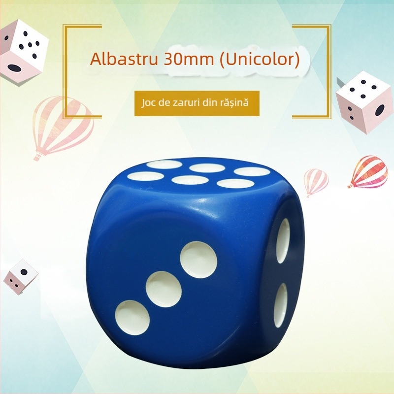 Zaruri Royal Saint, rășină, 6 fețe, personalizabile; pachet de 1000 pentru șah și jocuri de cărți.