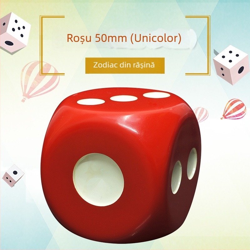 Zaruri Royal Saint, rășină, 6 fețe, personalizabile; pachet de 1000 pentru șah și jocuri de cărți.