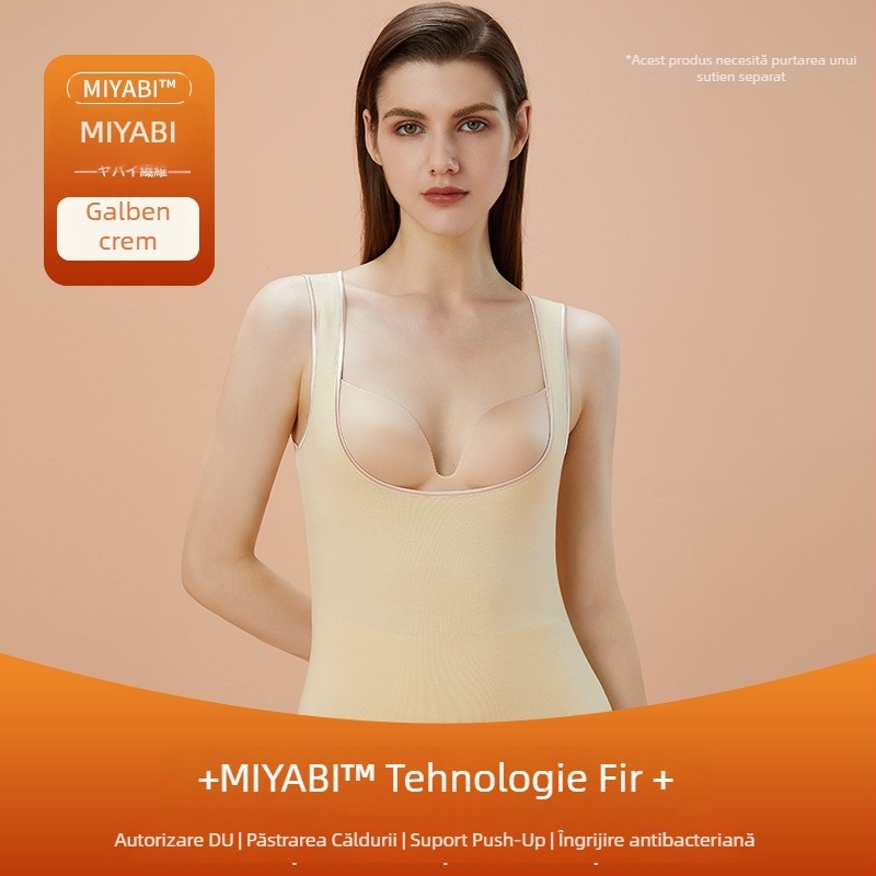 Vestă termică de alăptat pentru femei, căptușită cu fleece, cu sutien încorporat și pernă pentru sân, fără cusături, glugă, material acrilic