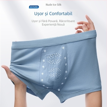 Boxeri bărbătești din MODAL – fără cusături, antibacteriali, talie medie, căptușeală din MODAL