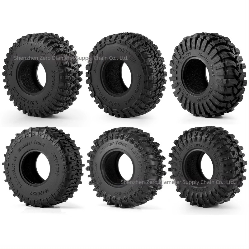 Acoperire de cauciuc pentru roata RC TRX4M, control de la distanță, compatibil DIY, cod articol LJ10110A02