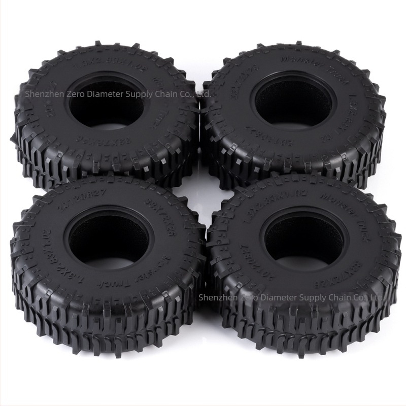 Acoperire de cauciuc pentru roata RC TRX4M, control de la distanță, compatibil DIY, cod articol LJ10110A02