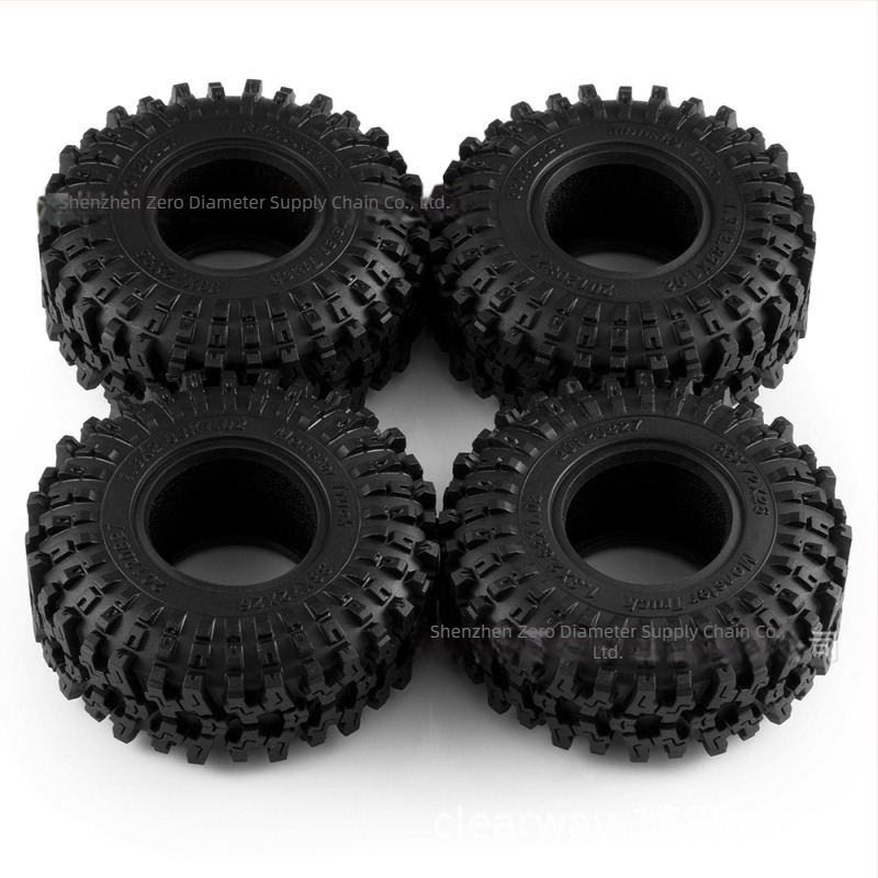 Acoperire de cauciuc pentru roata RC TRX4M, control de la distanță, compatibil DIY, cod articol LJ10110A02