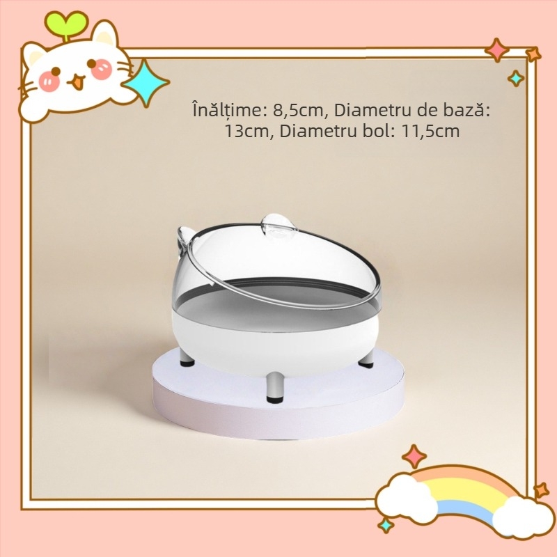 Ustensile de hrană pentru animale de companie — bol ceramic anti-derapare pentru hamsteri și hrănitoare din oțel inoxidabil pentru animale mici